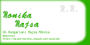 monika majsa business card